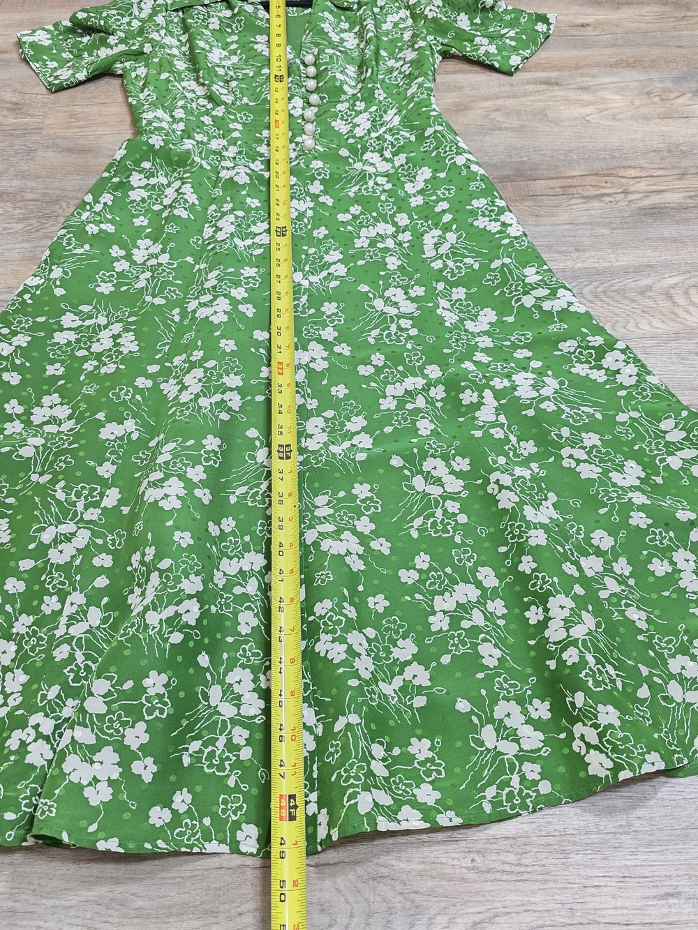 L.K. BENNETT SILK SOPHIE WILDFLOWER DRESS SIZE 8 MSRP $675 - Picture 9 of 10